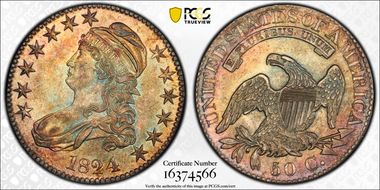 1824/4 50C O-109 MS63