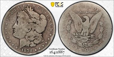 1878-S $1 VAM 58 Long Arrow Shaft AG3