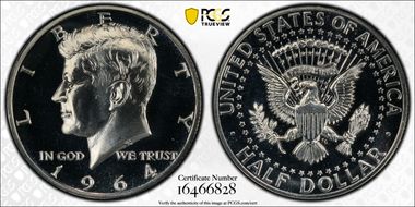 1964 50C Accented Hair PR67CAM