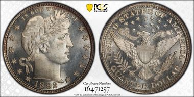 1892 25C MS66+ 