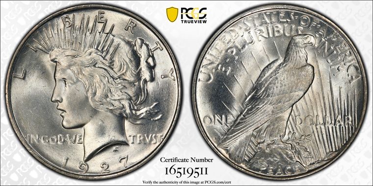 Cert 16519511 - Coin Image