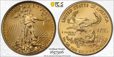 2009 $5 Gold Eagle MS70