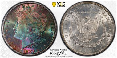 1880-S $1 MS66