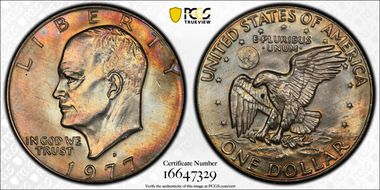 1977-D $1 MS66