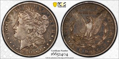 1896-S $1 XF40