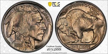 1935-S 5C MS65