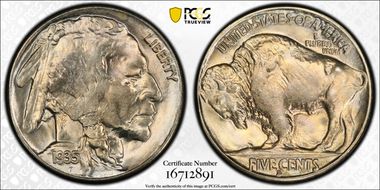 1935-S 5C MS65