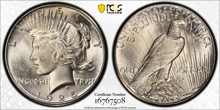 Cert 16767508 - Coin Image