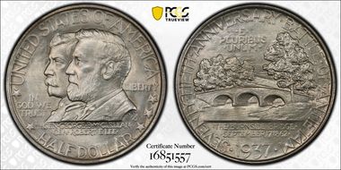 1937 50C Antietam MS65