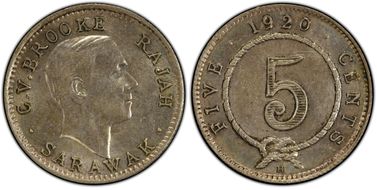 1920-H 5C KM-13   Ag MS62