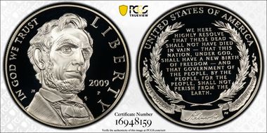 2009-P $1 Abraham Lincoln PR70DCAM