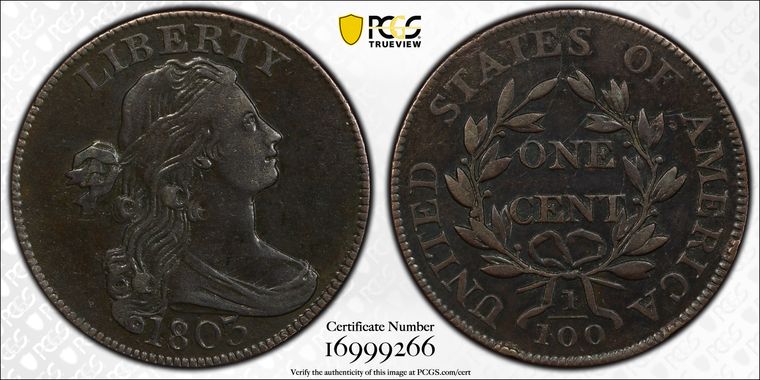 Cert 16999266 - Coin Image