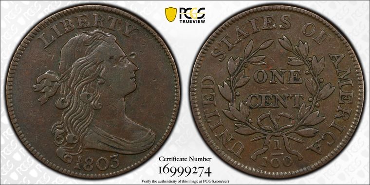 Cert 16999274 - Coin Image