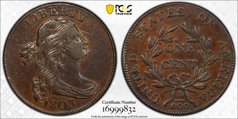 Cert 16999832 - Coin Image