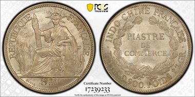 1921 Piastre Lec-296 MS64