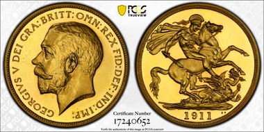 1911 £2 S-3995 PR65