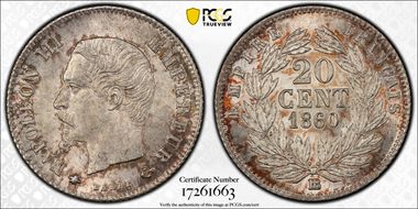 1860-BB 20C Gad-305 MS65