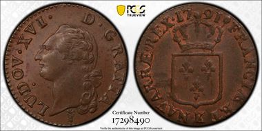 1791-K Sol Gad-350 Dot, 2nd Sem. MS63BN