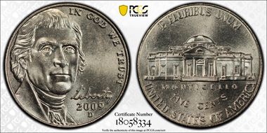 2009-D 5C MS65FS