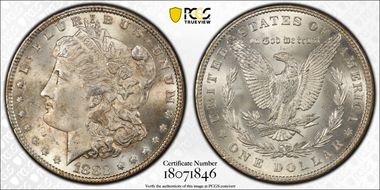 1882 $1 MS65
