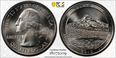 2010-P 25C Mount Hood NP Satin Finish SP69