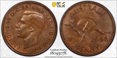 1948 Y. (p) 1D MS64BN