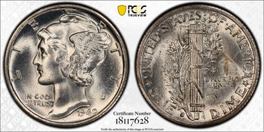 1940-S/S 10C RPM, FS-501 MS65