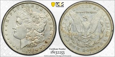 1878 7TF $1 Reverse of 1879 XF40