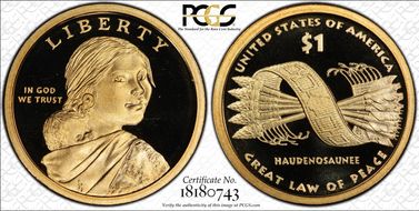 2010-S $1 Native American PR70DCAM