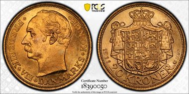 1911-VBP 20 Kr MS64+