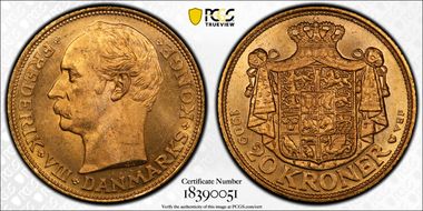 1909 VBP 20 Kr MS64+