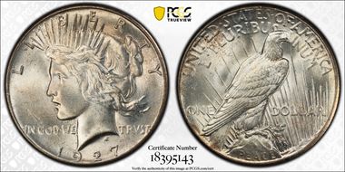1927 $1 MS65