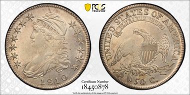 1810 50C O-102a AU53