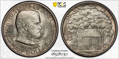 1922 50C Grant MS65