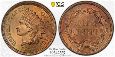 1859 1C MS66+