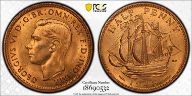1948 1/2D S-4115 MS66RD