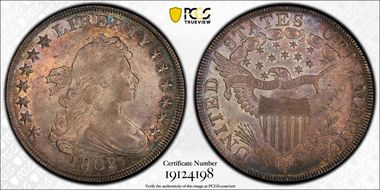 1802/1 $1 B-2 BB-233 Wide Date AU58