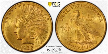 1932 $10 MS63
