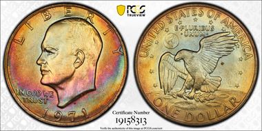 1971-D $1 MS65