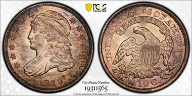 1830 10C JR-6 MS64