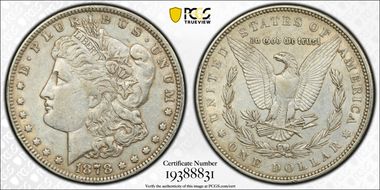 1878 7TF $1 Reverse of 1879 XF45