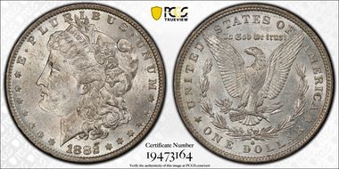1882-O/S $1 Strong MS61