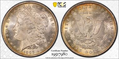 1893 $1 MS64+