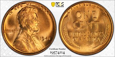 1941 1C MS66RD
