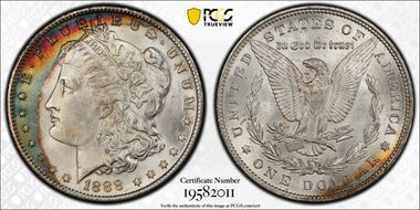 1888 $1 MS65