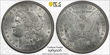 1880 $1 VAM 53 Checkmark MS61