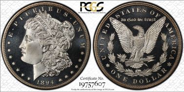 1894 $1 PR68+ DCAM
