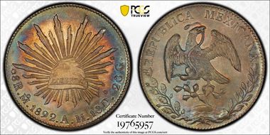 1892-Mo AM 8 R Mo78 MS64+