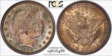 1892-O 50C MS66