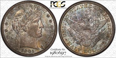 1901-S 50C MS66